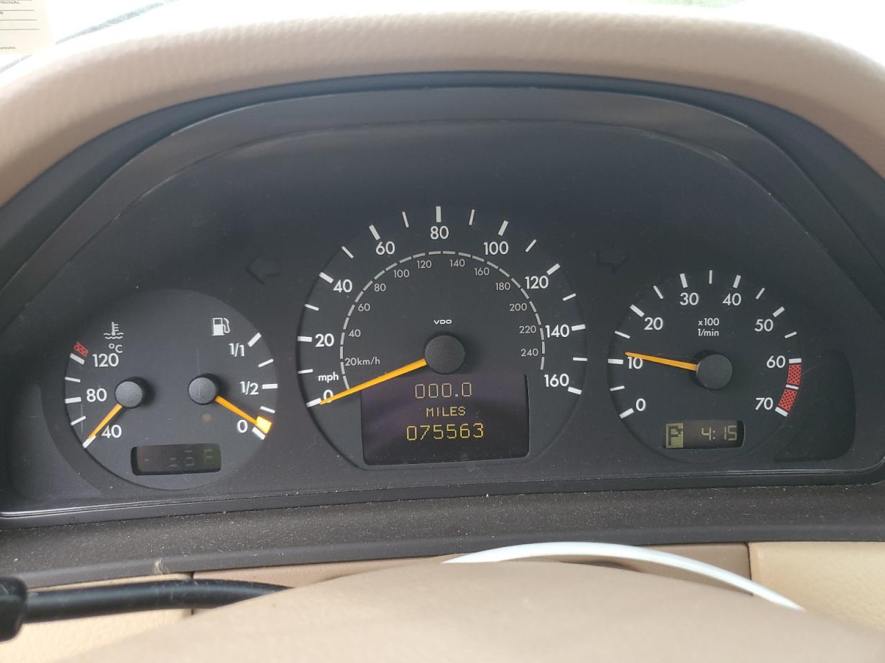 2000 Mercedes-benz E 320 Черный vin: WDBJF65JXYB111970
