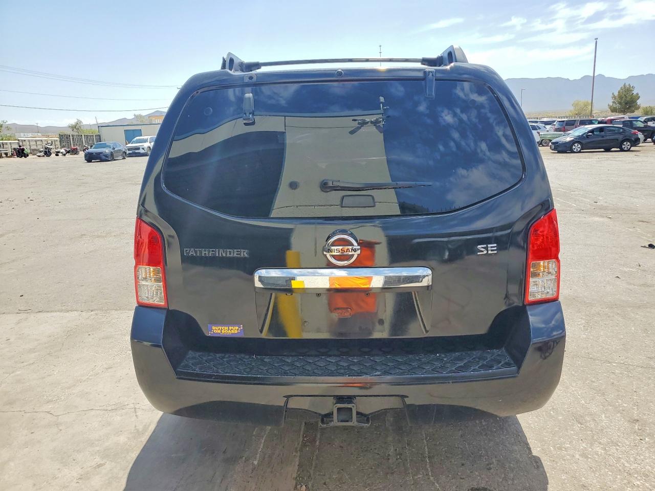 2008 Nissan Pathfinder S Black vin: 5N1AR18U68C623958