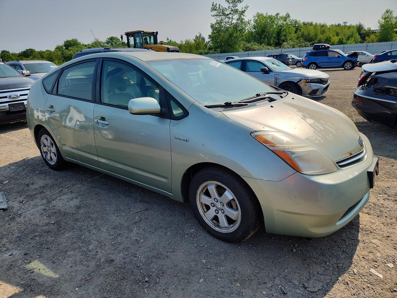 2007 Toyota Prius Base Green vin: JTDKB20U277586462