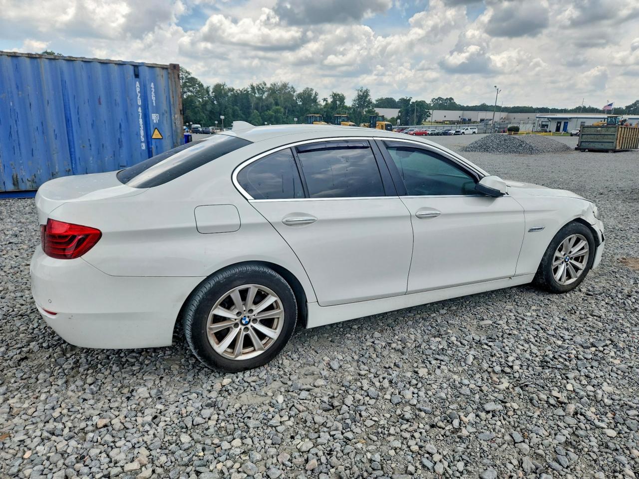 2015 Bmw 528 Xi White vin: WBA5A7C51FD628618