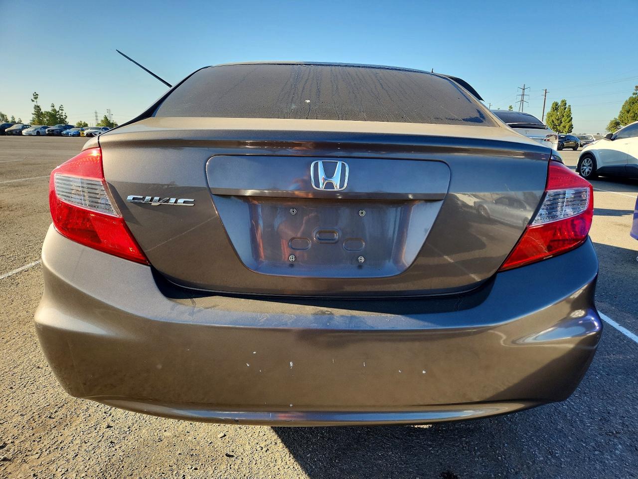 2012 Honda Civic Lx Tan vin: 19XFB2F5XCE303981