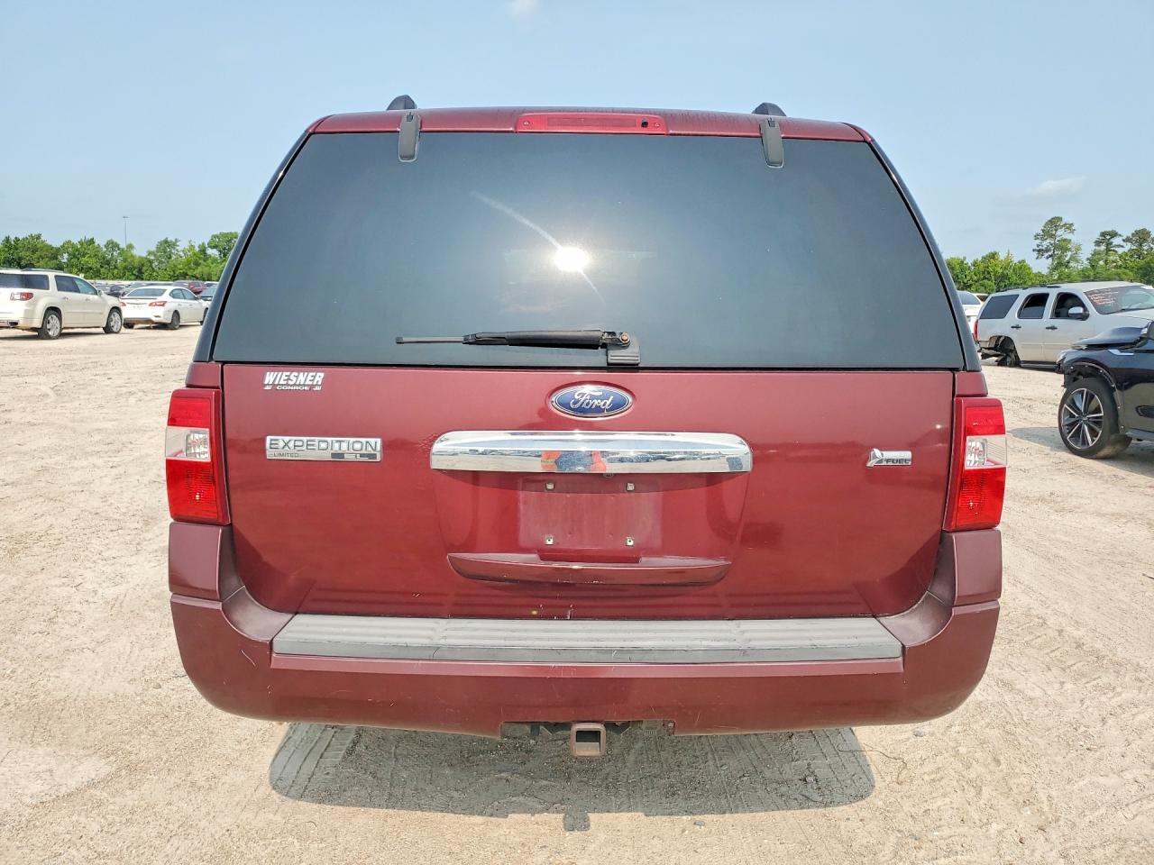 2009 Ford Expedition El Limited Maroon vin: 1FMFK19529LA12845