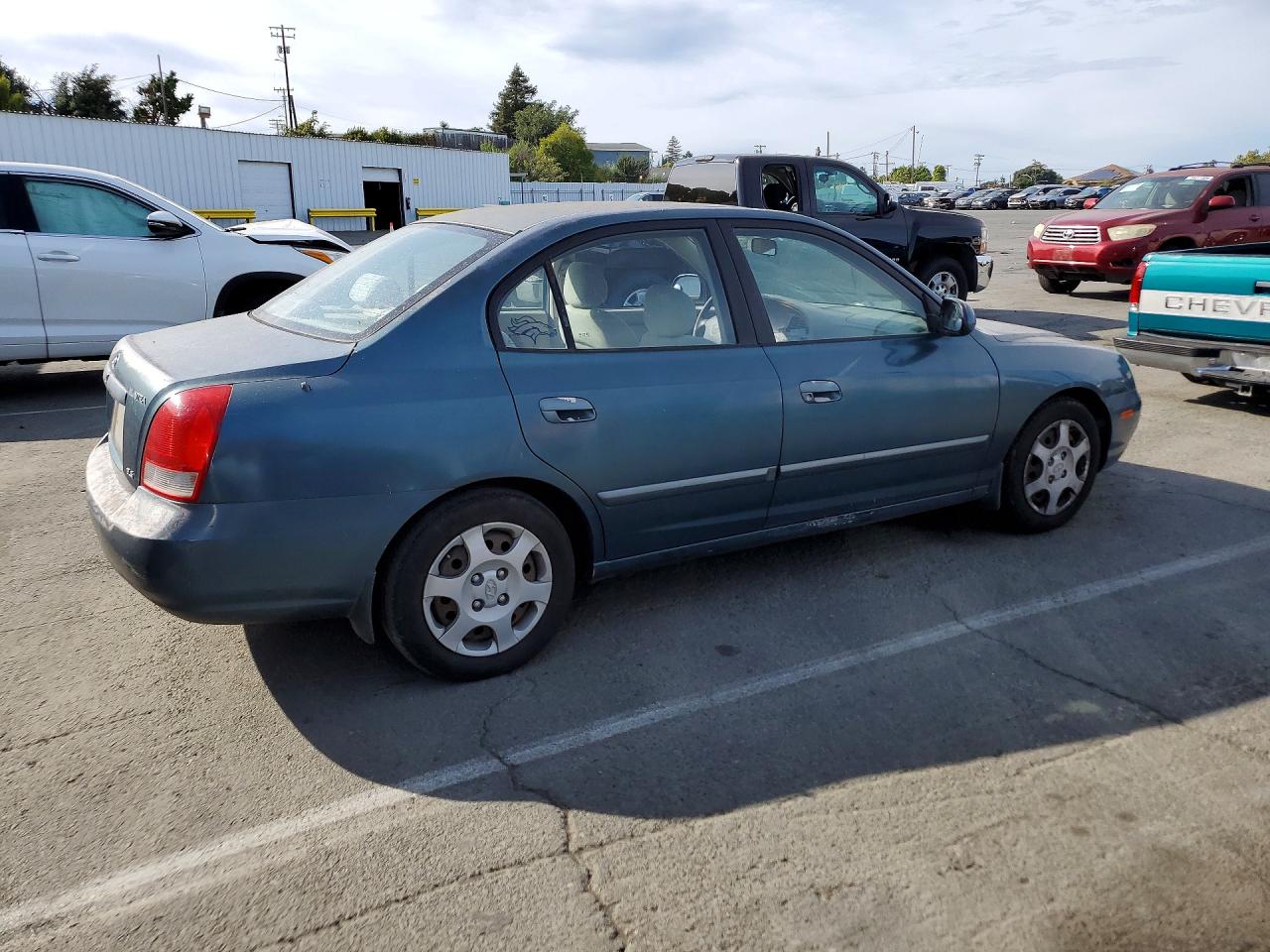 2003 Hyundai Elantra Gls Teal vin: KMHDN45DX3U567458
