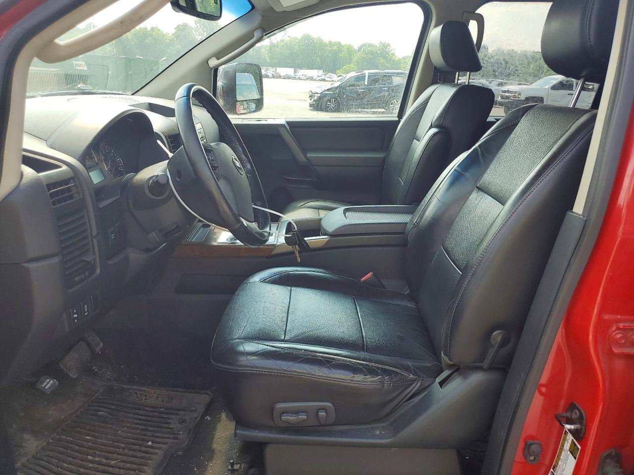 2008 Nissan Titan Xe Red vin: 1N6AA07C28N307554