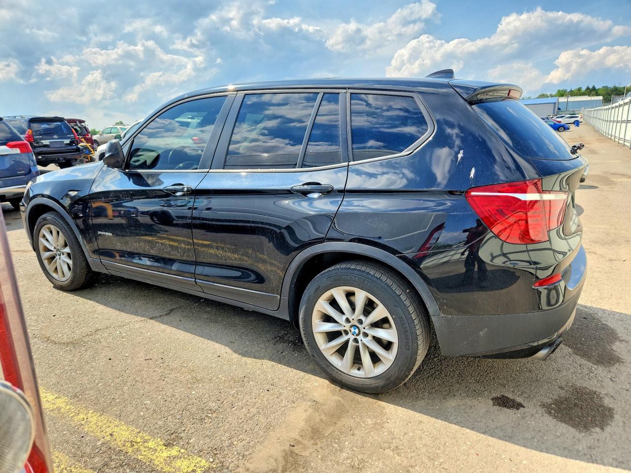 2013 Bmw X3 Xdrive28i Black vin: 5UXWX9C50D0A21956