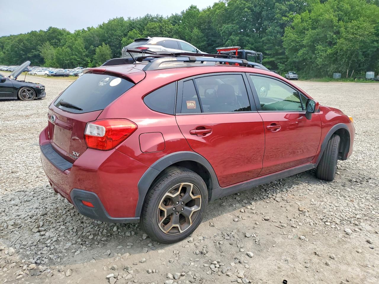 2014 Subaru Xv Crosstrek 2.0 Premium Red vin: JF2GPACC3E9337966