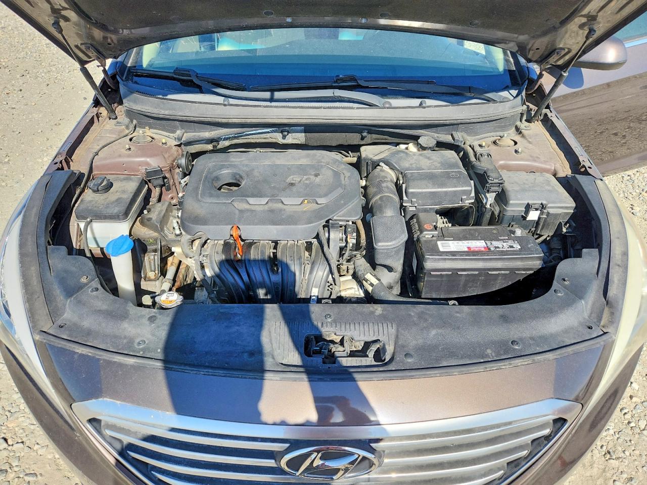 2015 Hyundai Sonata Se Brown vin: 5NPE24AF7FH164786