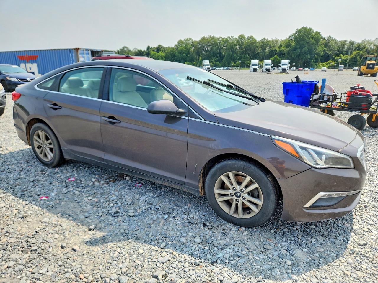 2015 Hyundai Sonata Se Brown vin: 5NPE24AF1FH137440