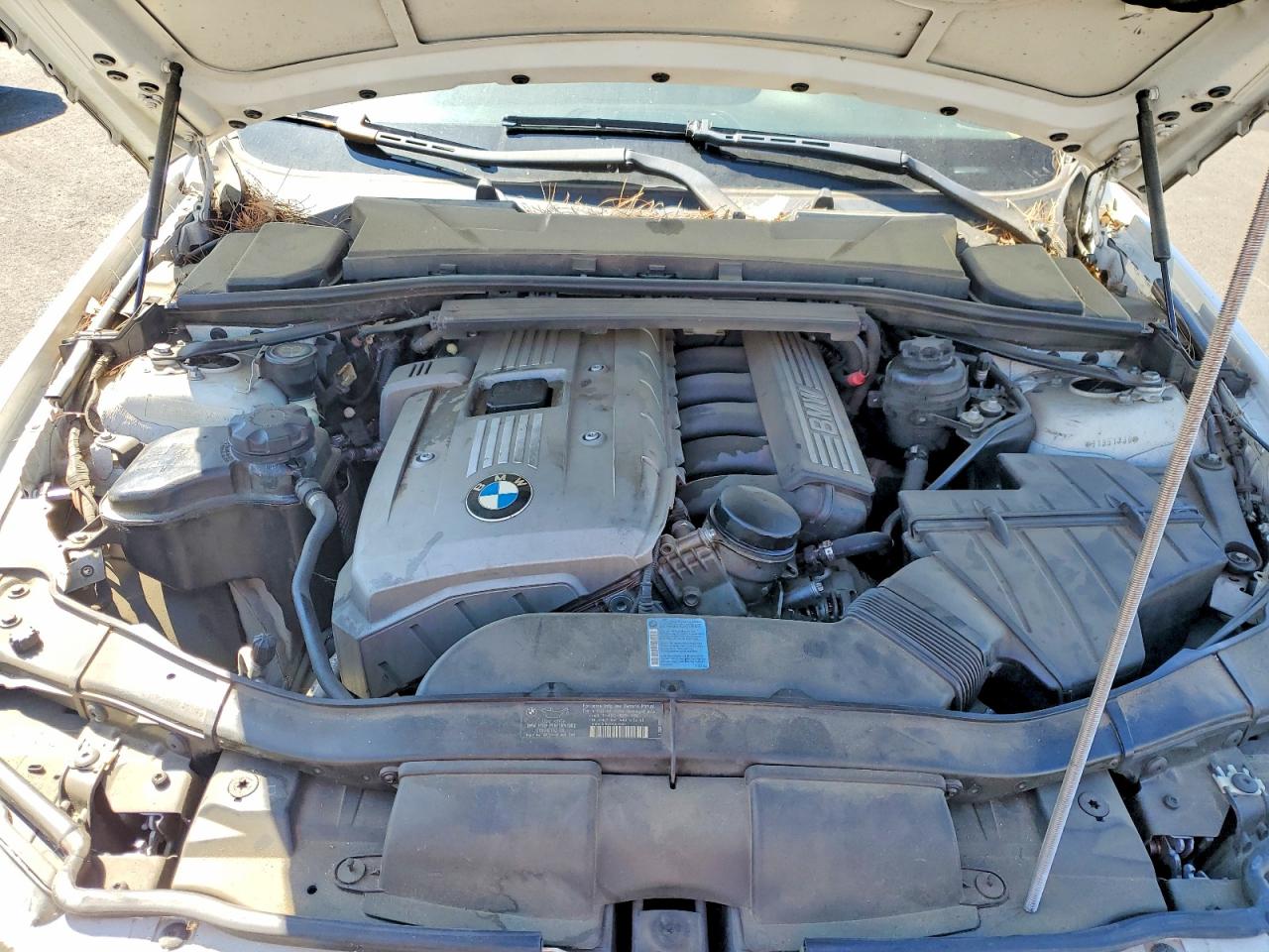 2006 Bmw 325 I White vin: WBAVB13526KX33514