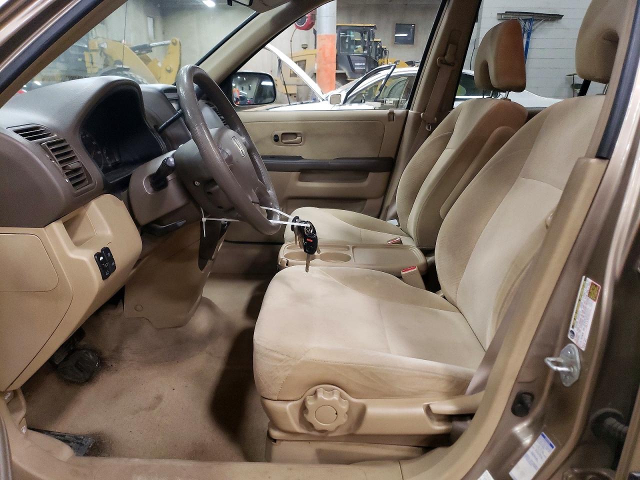 2005 Honda Cr-v Ex Tan vin: JHLRD78835C062788