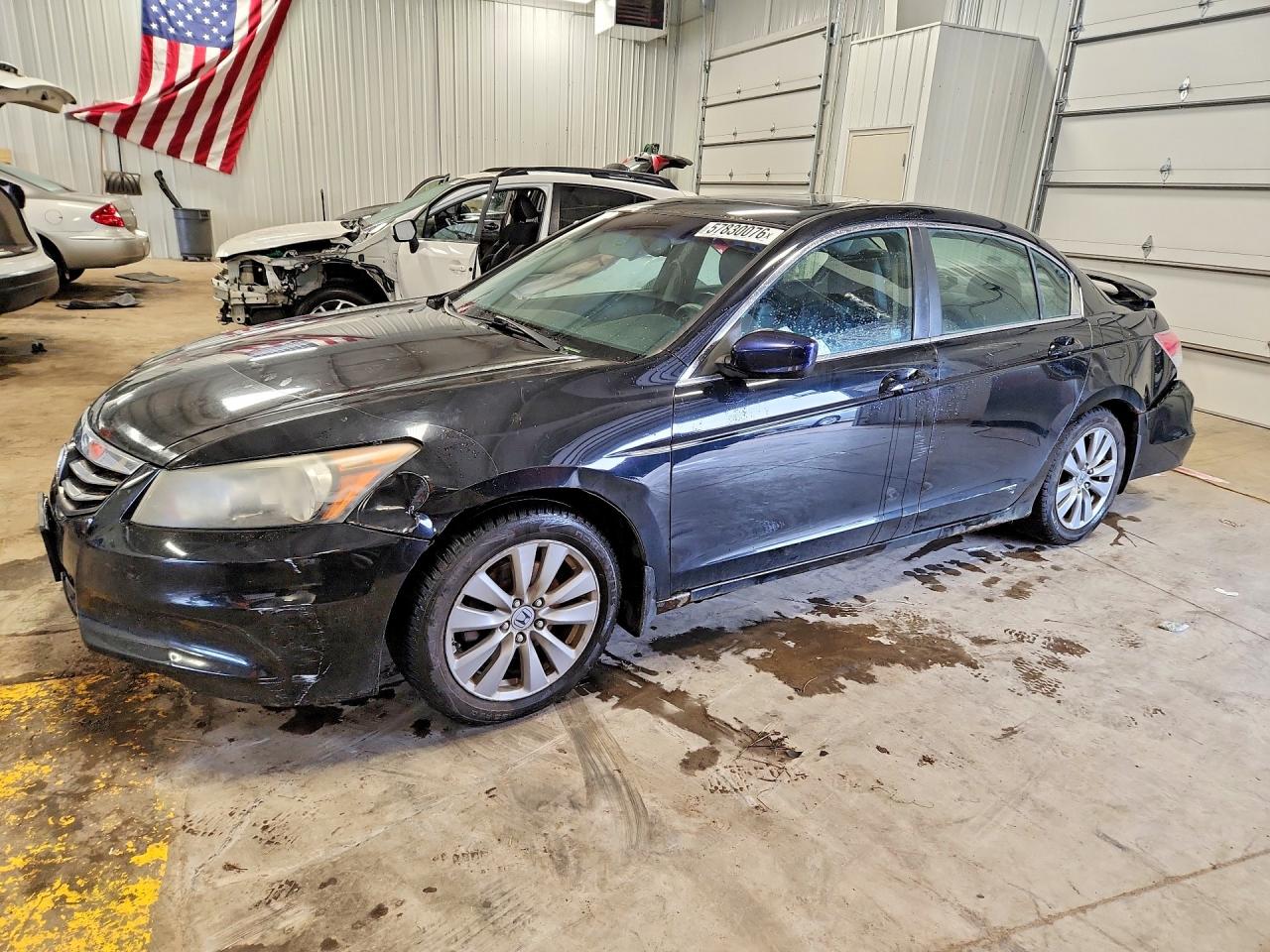 2012 Honda Accord Exl Black vin: 1HGCP2F89CA104035