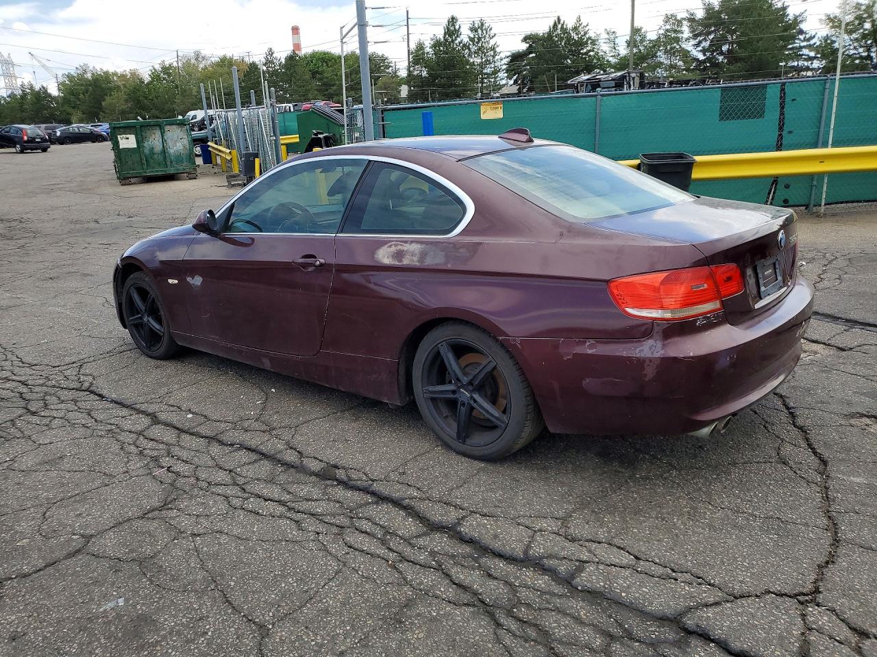 2008 Bmw 328 Xi Maroon vin: WBAWC33588PD09941