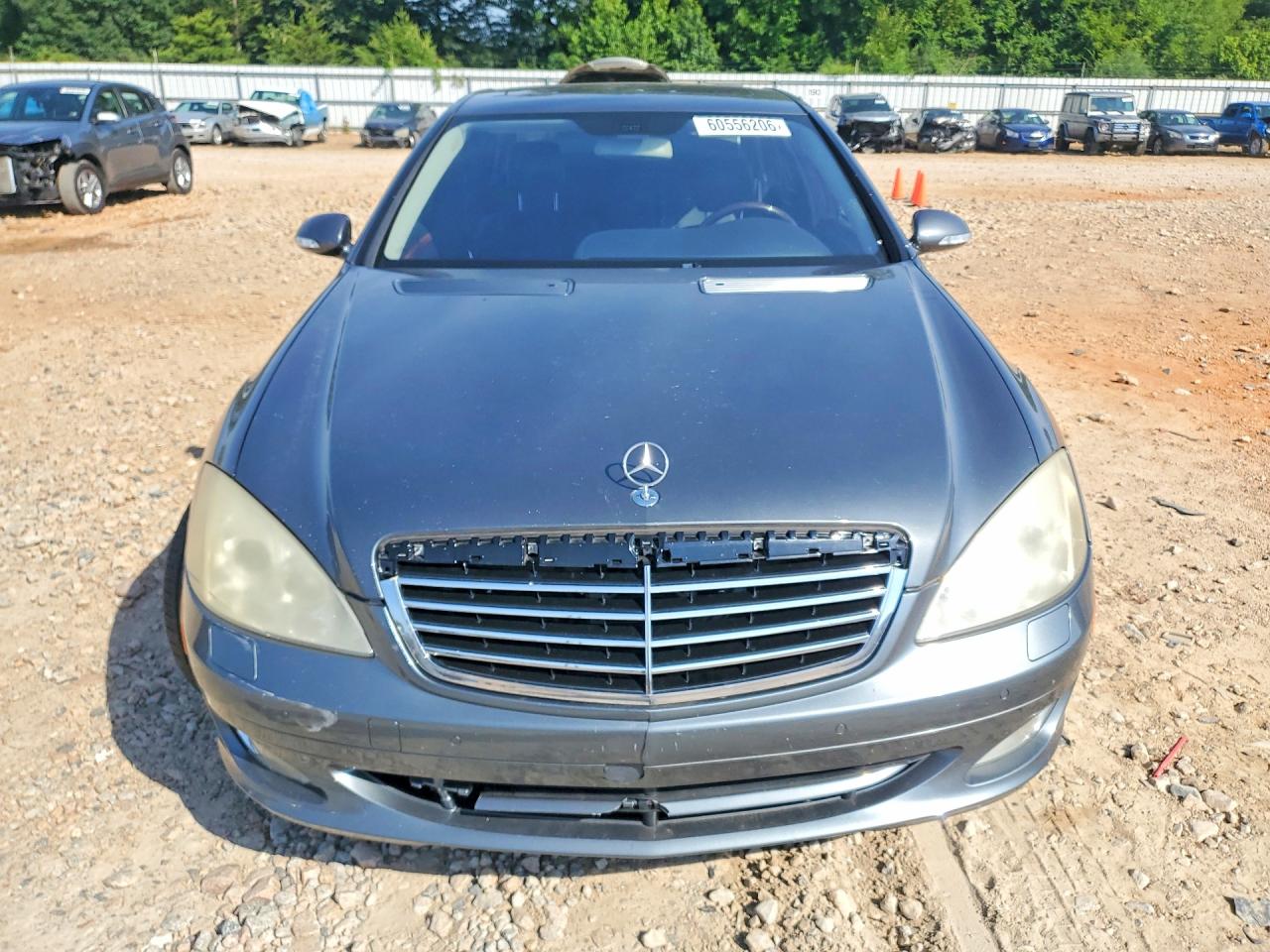 2007 Mercedes-benz S 550 Серый vin: WDDNG71X77A074015