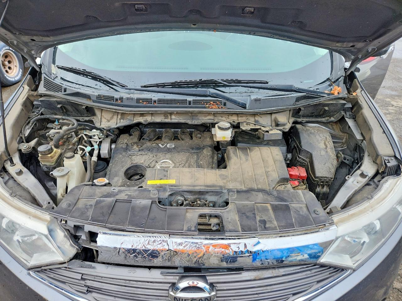 2015 Nissan Quest 3.5 Sv Gray vin: JN8AE2KP0F9121499