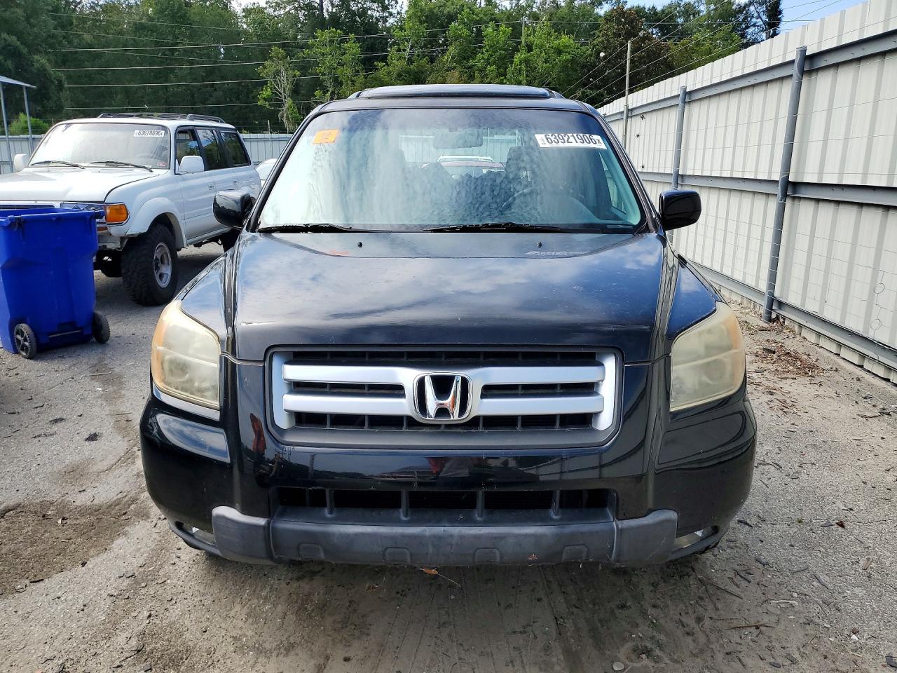 2008 Honda Pilot Exl Black vin: 5FNYF28758B023446