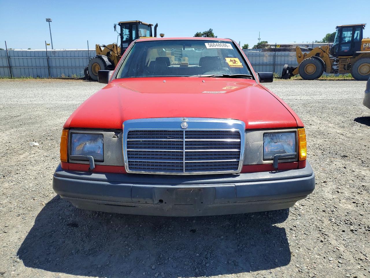 1989 Mercedes-benz 300 E Красный vin: WDBEA30D6KA886795
