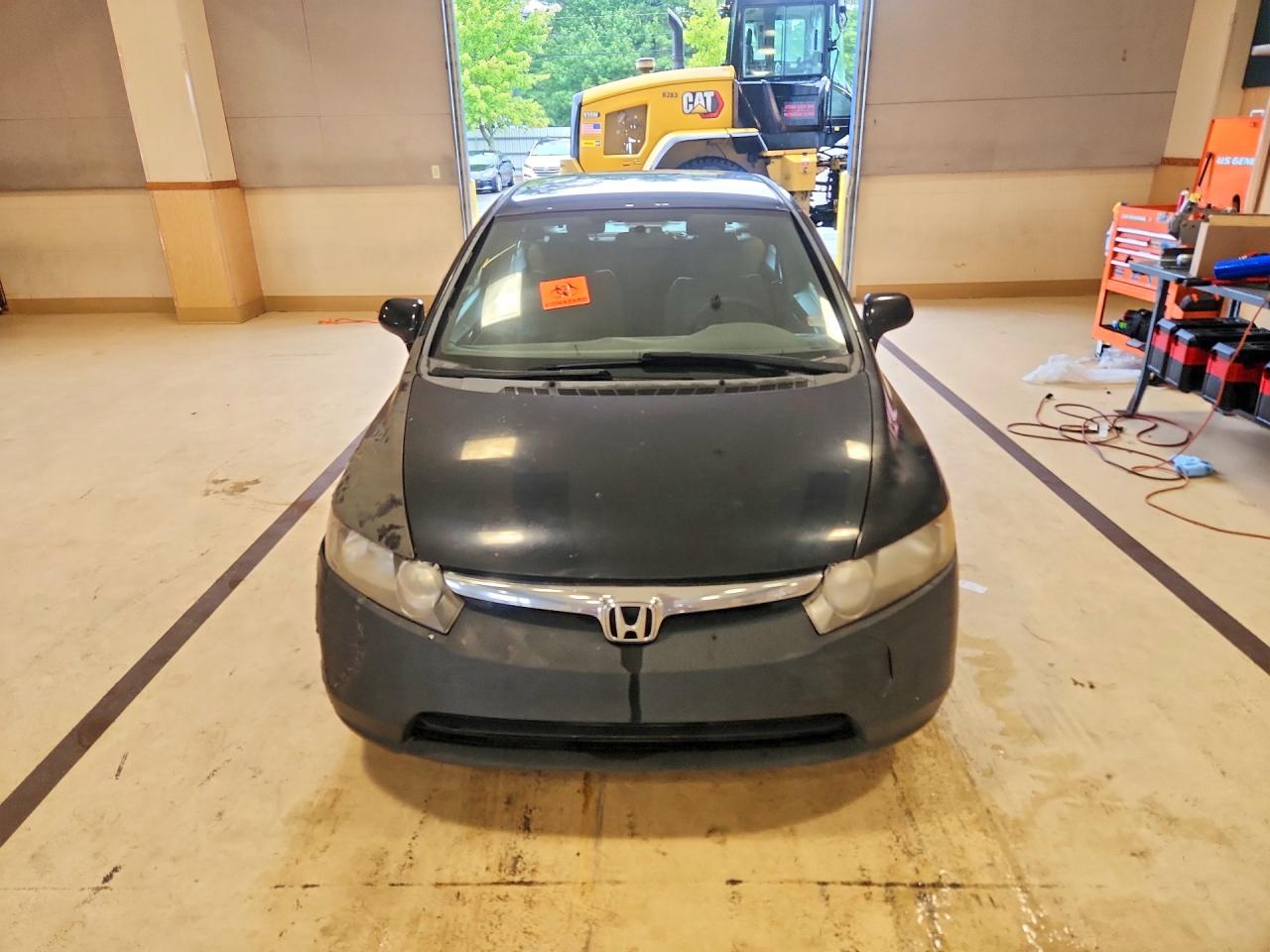 2007 Honda Civic Lx Black vin: 1HGFA16597L054827