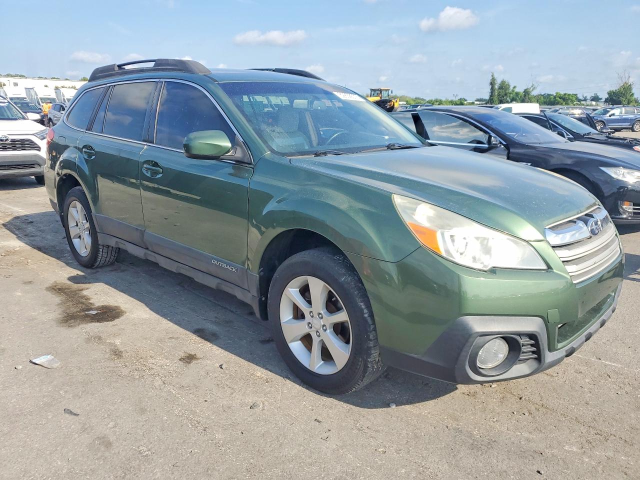 2013 Subaru Outback 2.5i Premium Green vin: 4S4BRCCC8D3264007