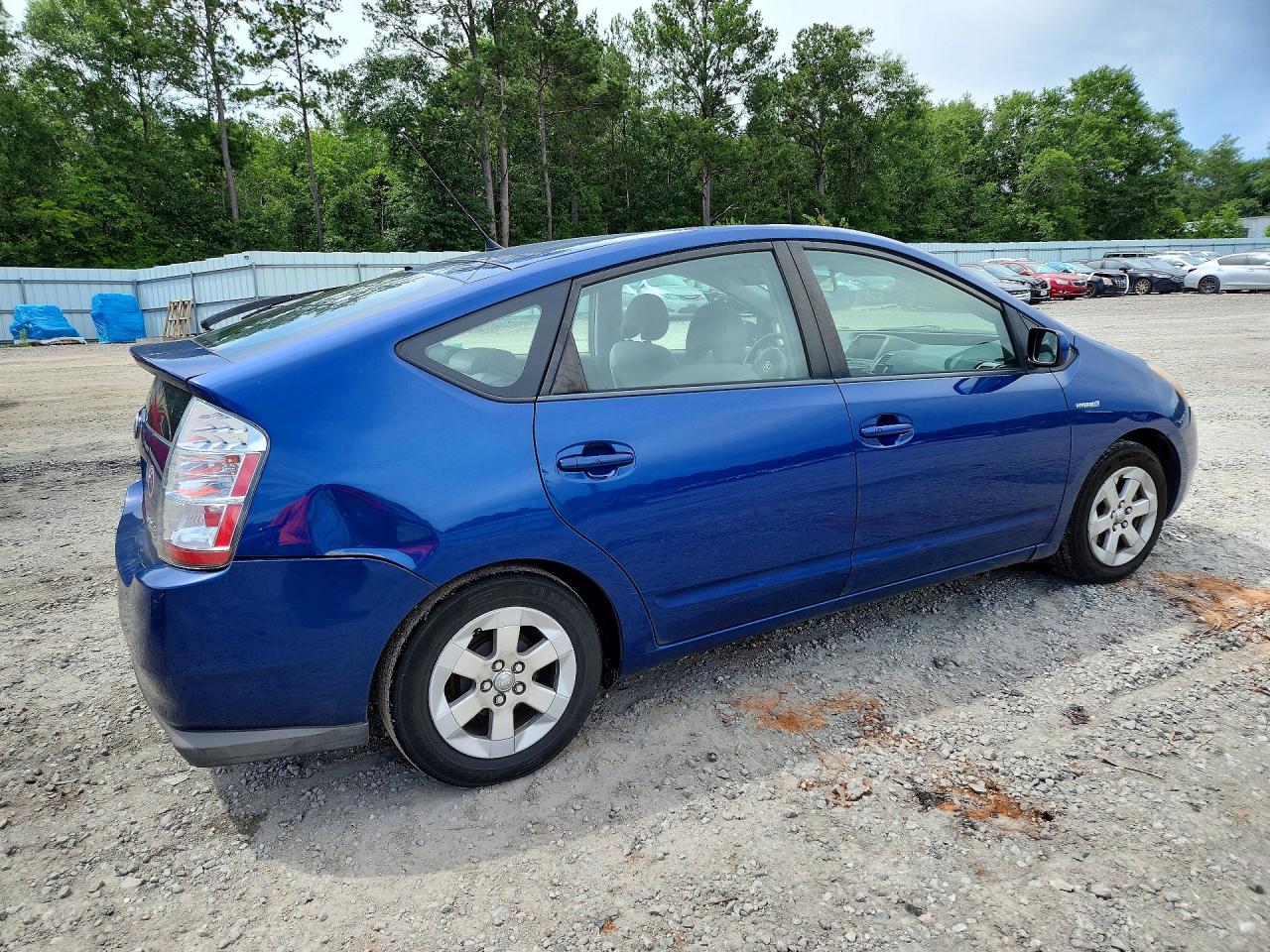 2008 Toyota Prius Base Blue vin: JTDKB20U087815335