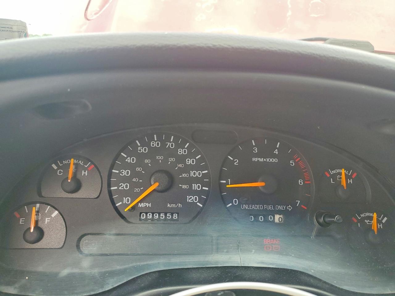 1996 Ford Mustang Gt Красный vin: 1FALP42X4TF182030
