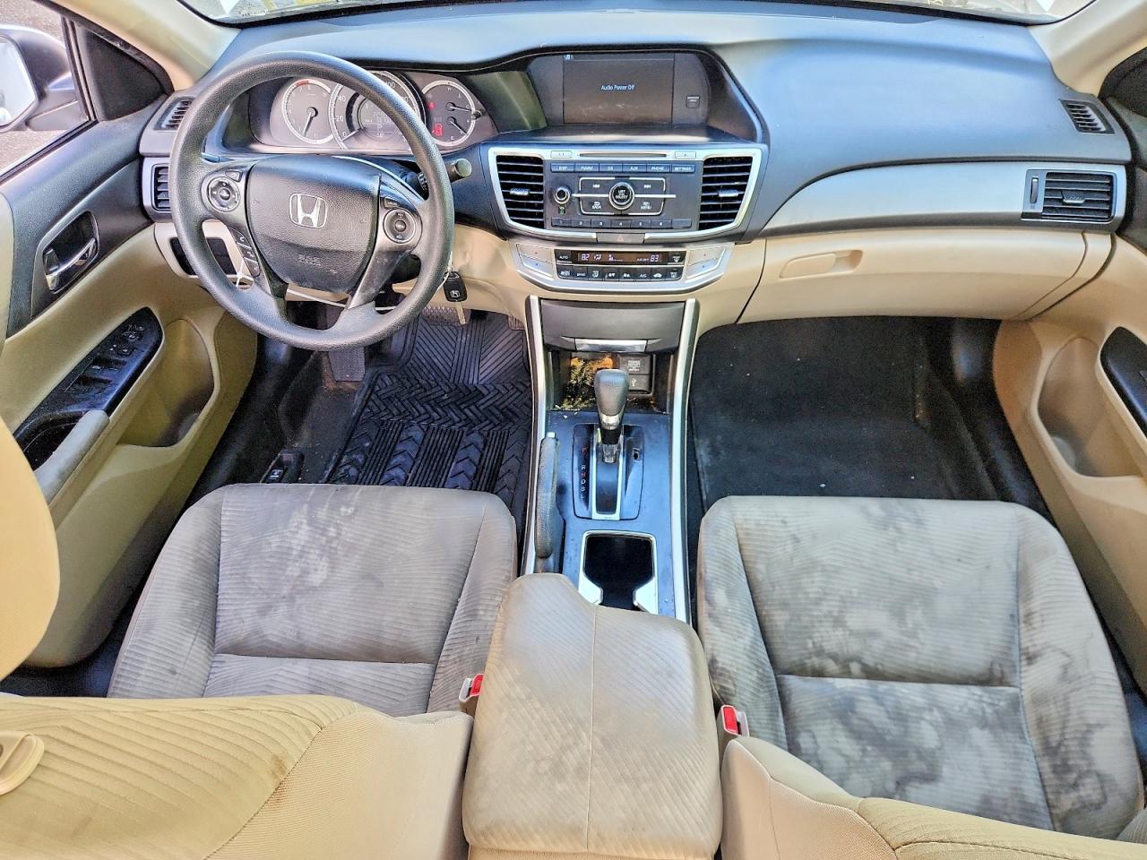 2015 Honda Accord Lx White vin: 1HGCR2F31FA220705