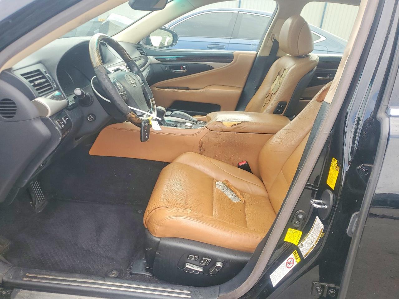 2013 Lexus Ls 460 Black vin: JTHBL5EF9D5115052