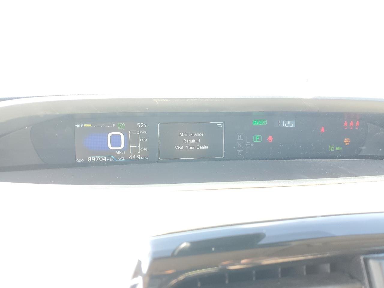 2019 Toyota Prius White vin: JTDKARFU1K3083640