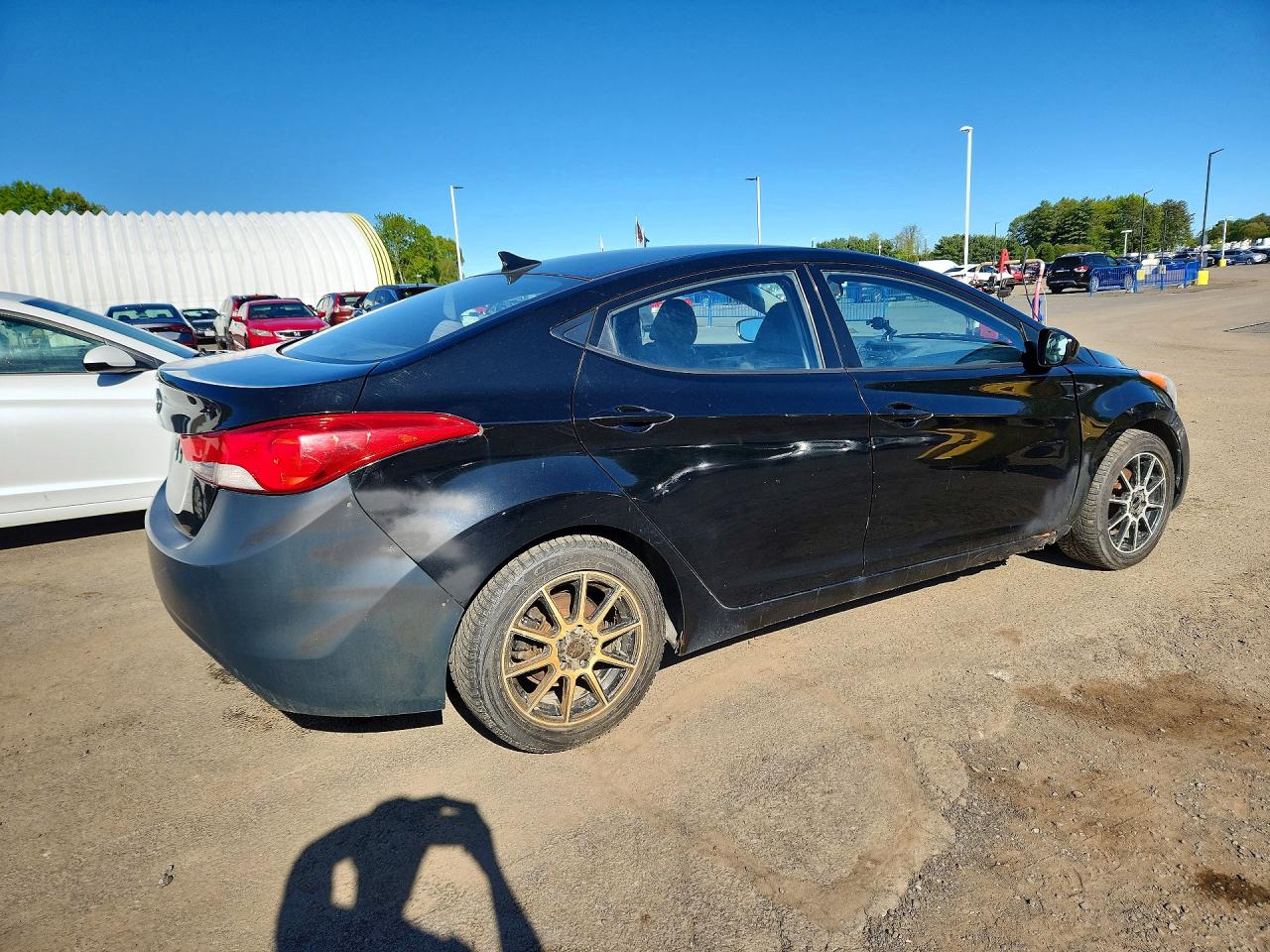 2013 Hyundai Elantra Gls Black vin: 5NPDH4AE2DH217117