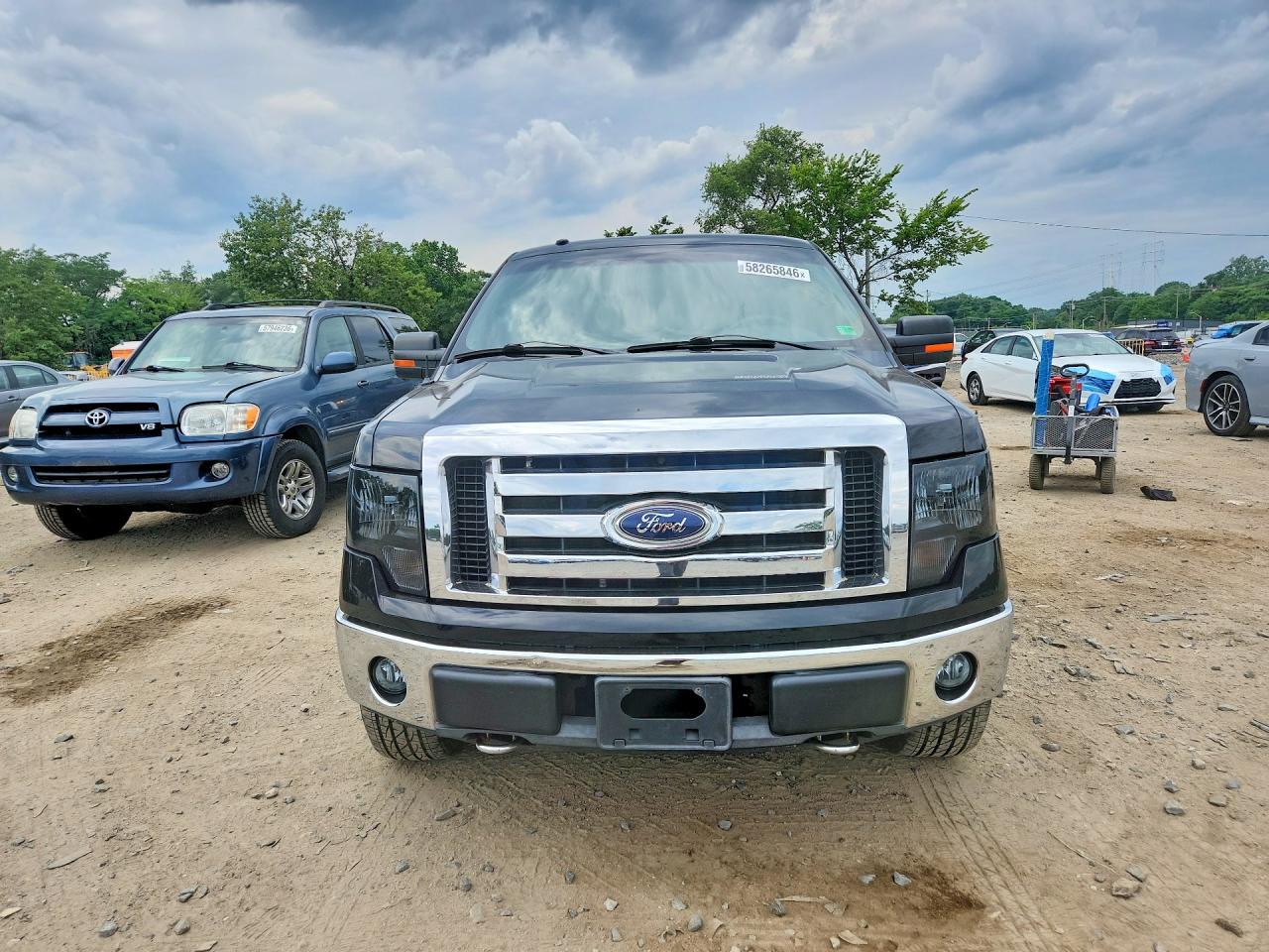 2009 Ford F150 Supercrew Black vin: 1FTPW14V19FA71162