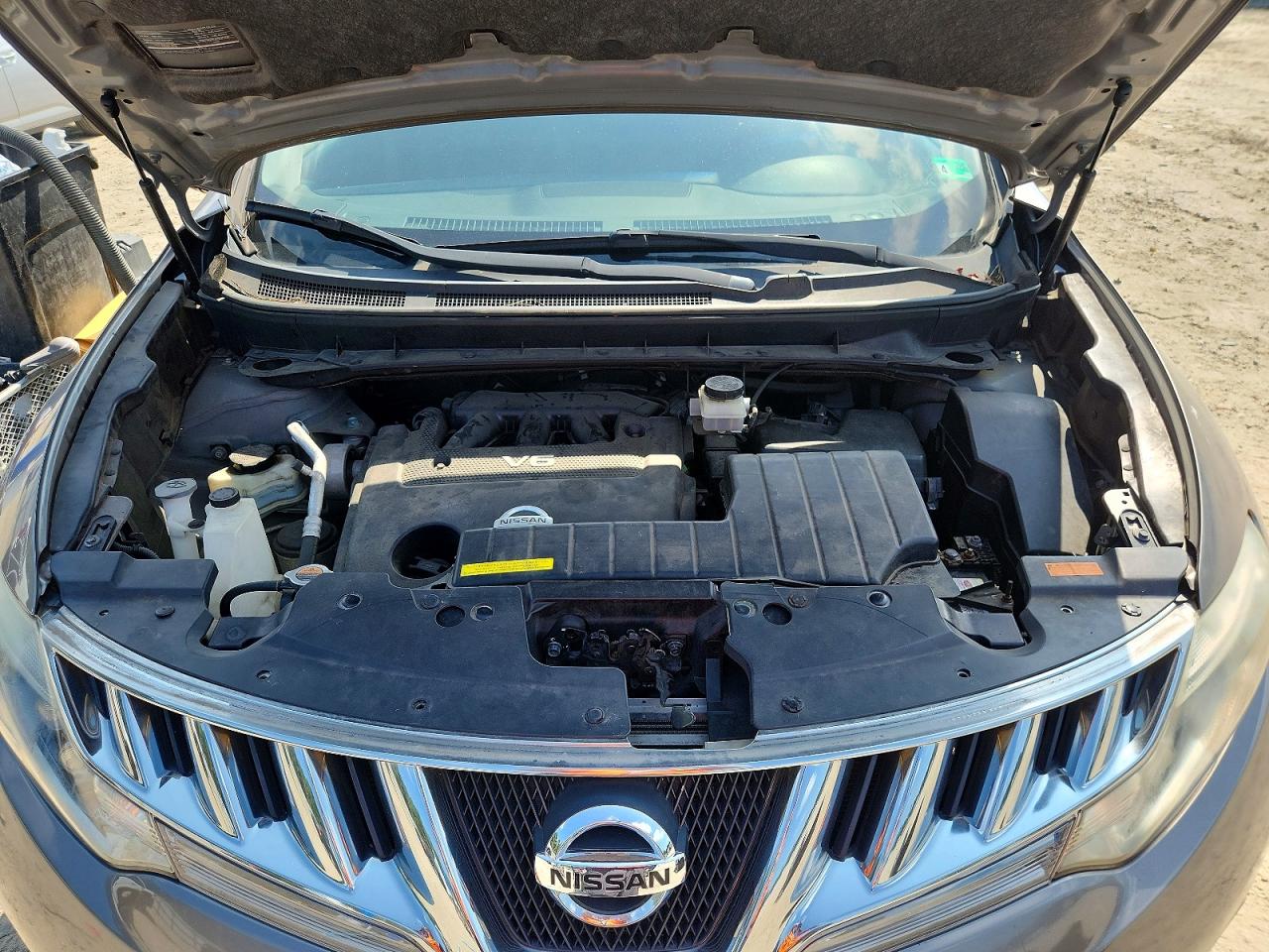 2010 Nissan Murano S Silver vin: JN8AZ1MW8AW128584