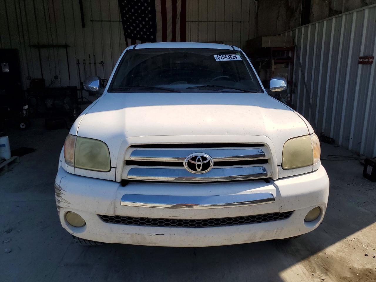 2006 Toyota Tundra Sr5 White vin: 5TBRU34176S472405