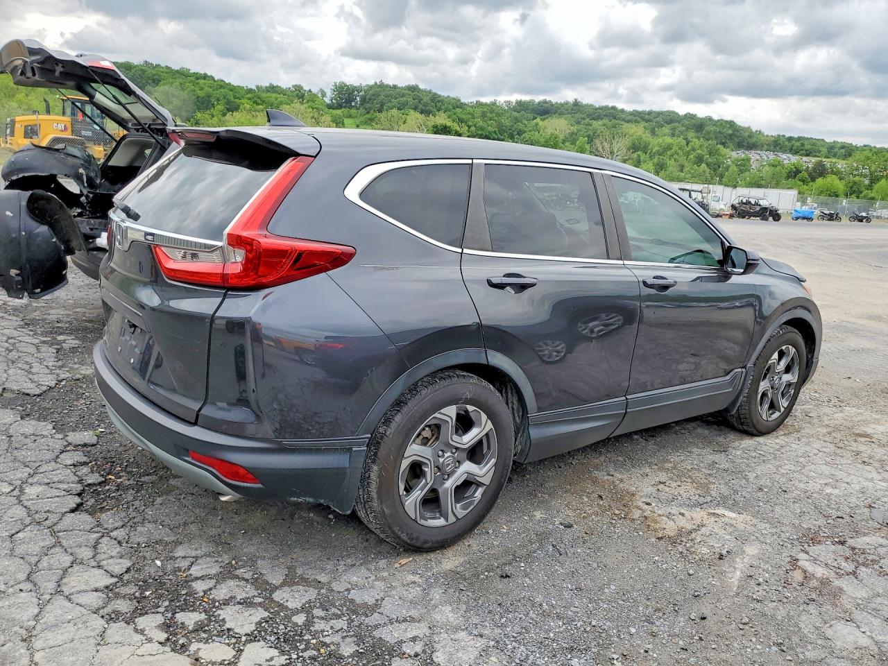 2019 Honda Cr-v Exl Gray vin: 5J6RW1H83KA006470