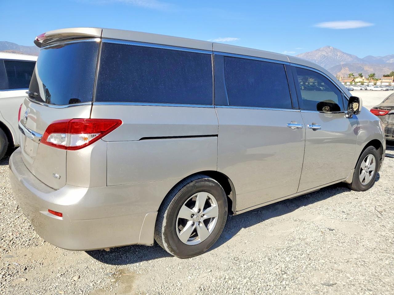 2013 Nissan Quest 3.5 S Beige vin: JN8AE2KP1D9063318