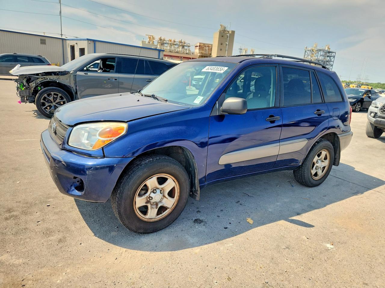 2005 Toyota Rav4 Base Blue vin: JTEHD20V856023184