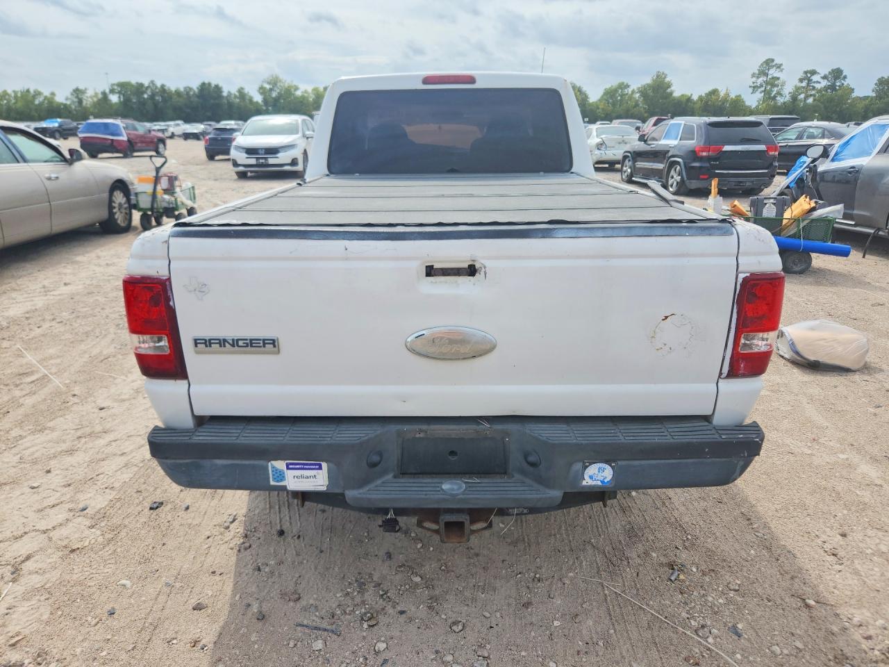 2009 Ford Ranger Super Cab Белый vin: 1FTYR14D09PA59145