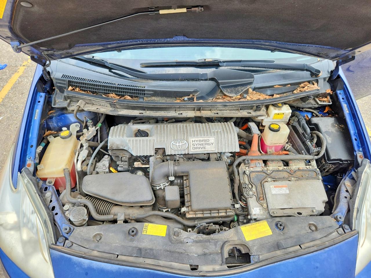 2011 Toyota Prius Two Синий vin: JTDKN3DU9B1389890