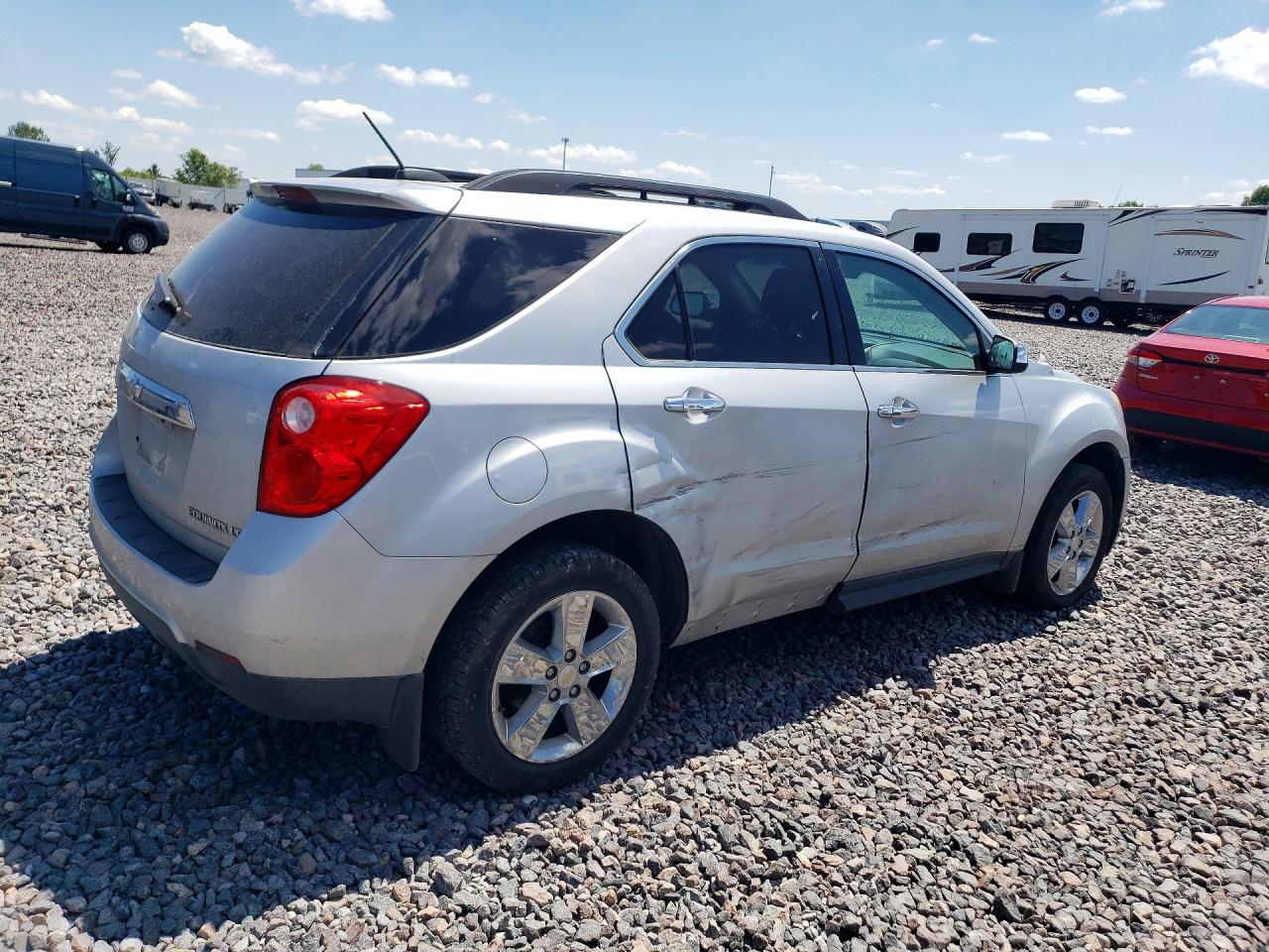 2015 Chevrolet Equinox Lt Silver vin: 2GNALBEK5F6394037