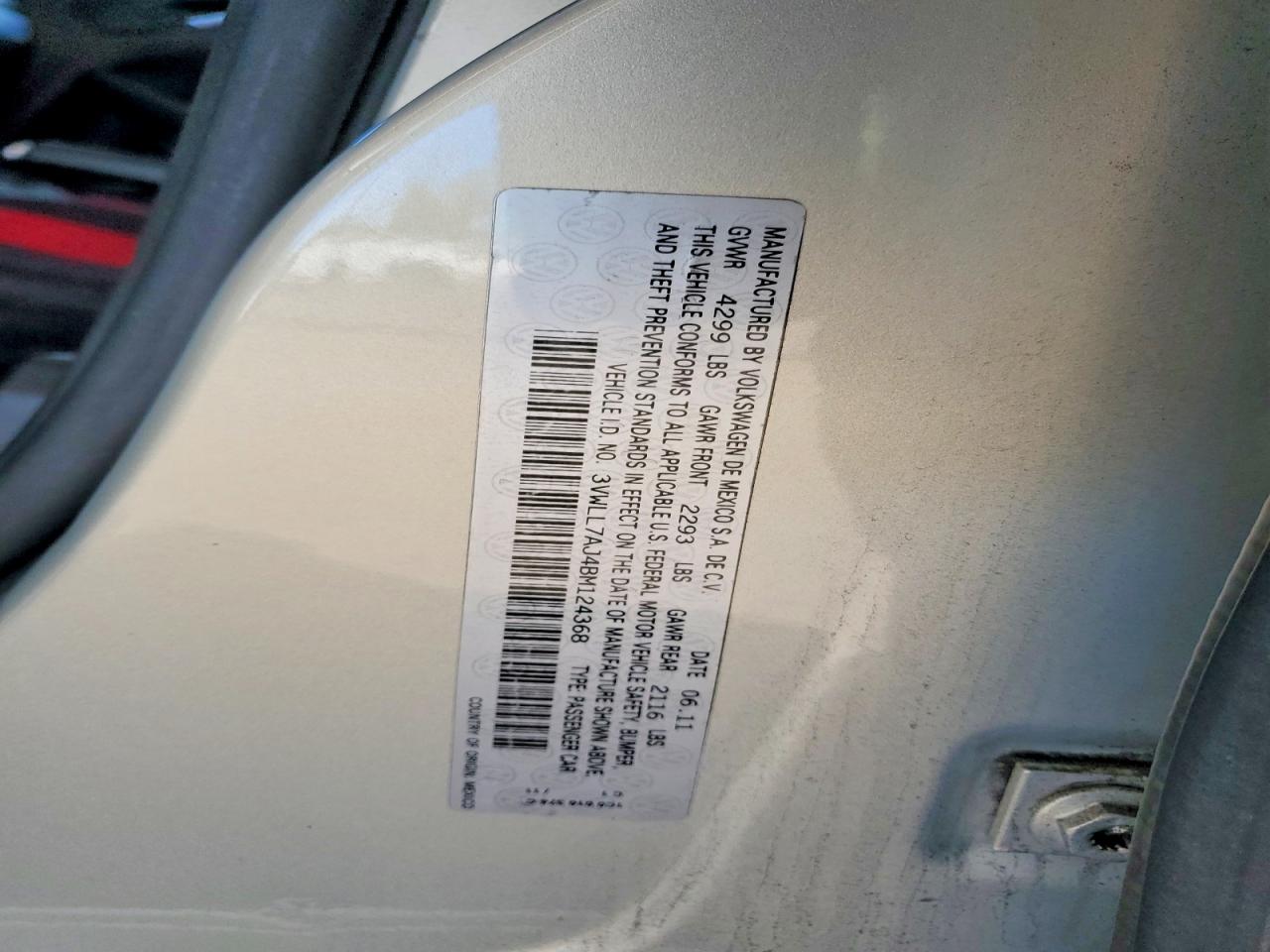 2011 Volkswagen Jetta Tdi Silver vin: 3VWLL7AJ4BM124368