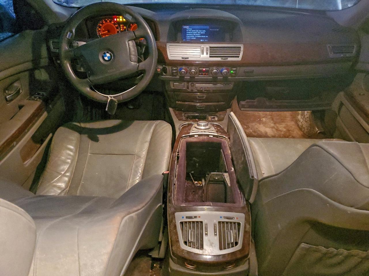 2006 Bmw 750 I Silver vin: WBAHL83536DT05152