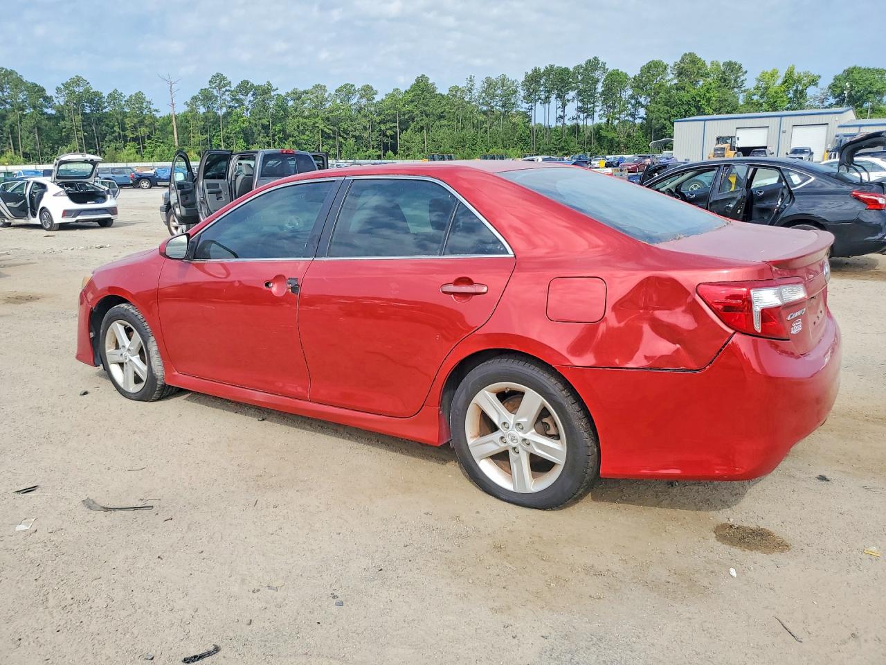 2012 Toyota Camry Se Red vin: 4T1BF1FK9CU569685