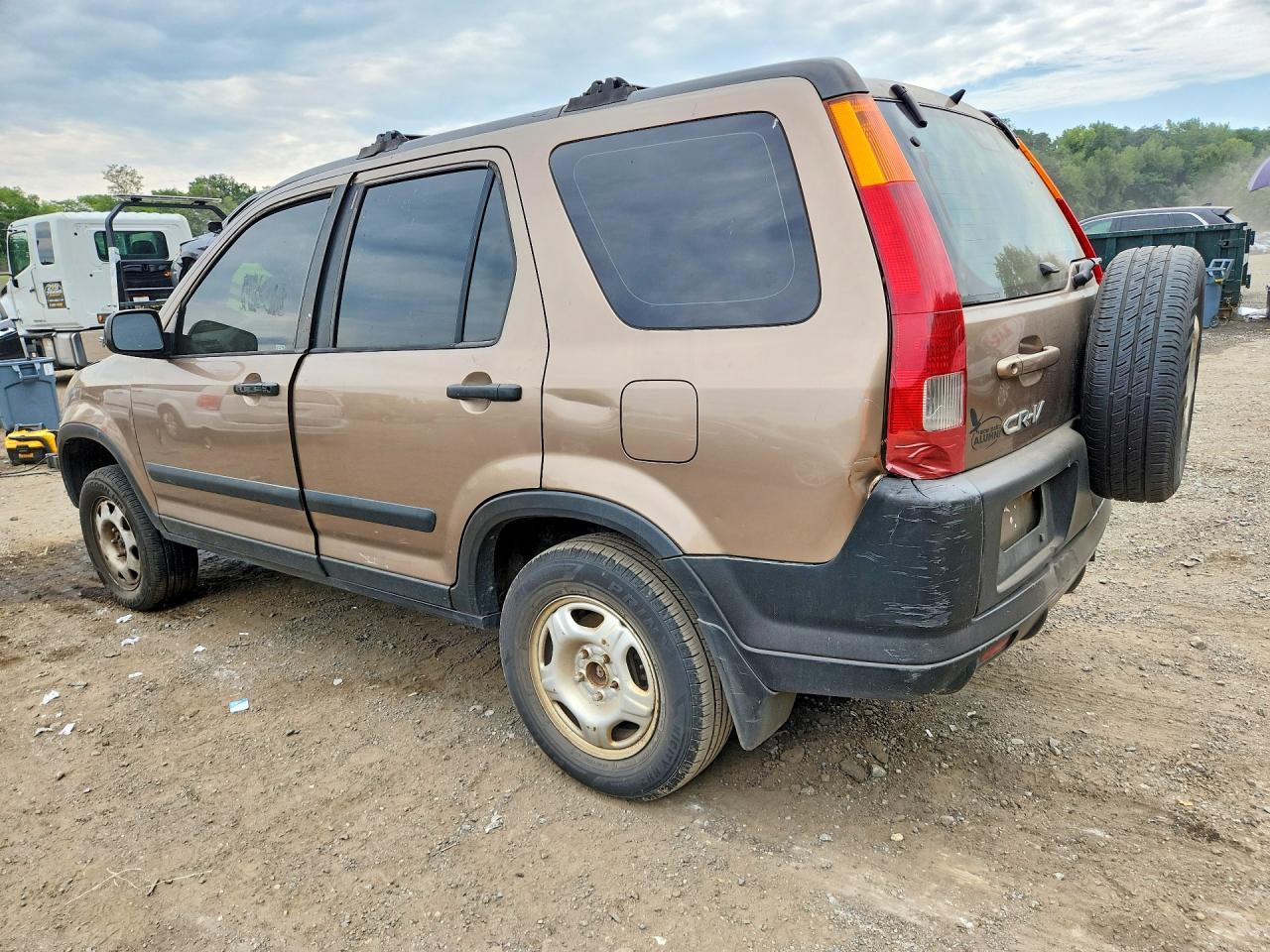 2002 Honda Cr-v Lx Tan vin: JHLRD78492C016908
