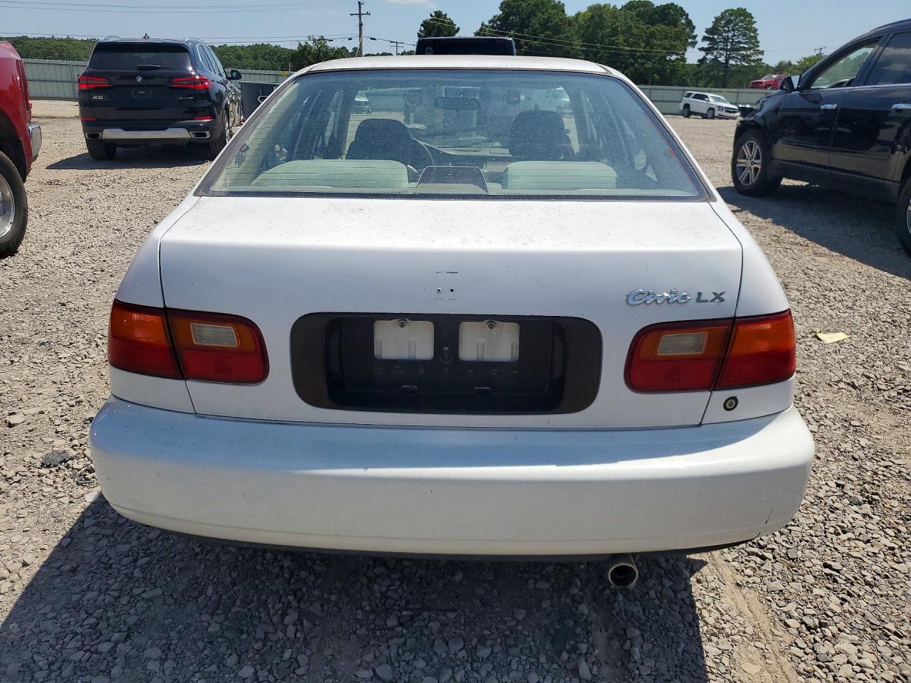 1994 Honda Civic Lx White vin: 1HGEG8656RL019765