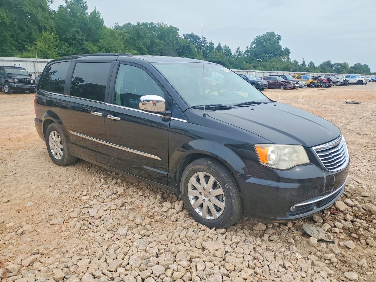 2012 Chrysler Town & Country Touring L Black vin: 2C4RC1CG6CR136771
