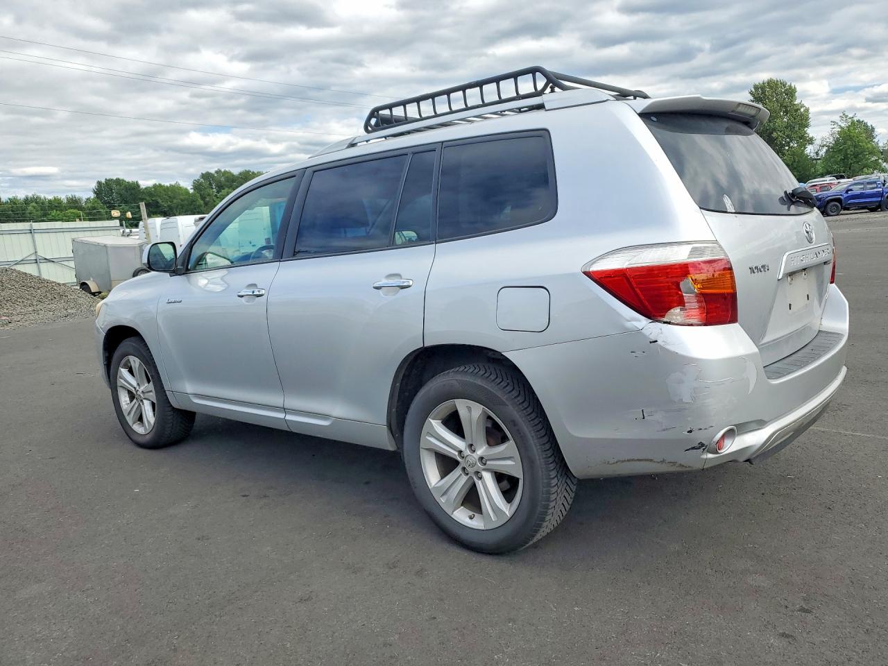 2009 Toyota Highlander Limited White vin: JTEES42A192144375