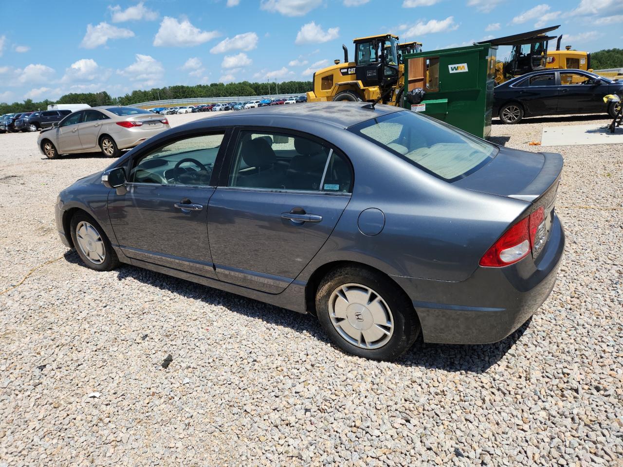 2010 Honda Civic Hybrid Gray vin: JHMFA3F25AS005510