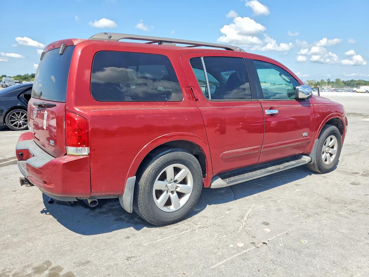 2008 Nissan Armada Se Red vin: 5N1AA08C68N618708