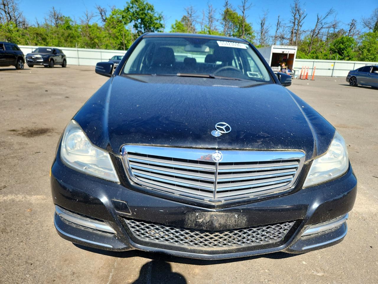 2013 Mercedes-benz C 250 Black vin: WDDGF4HB5DR273078