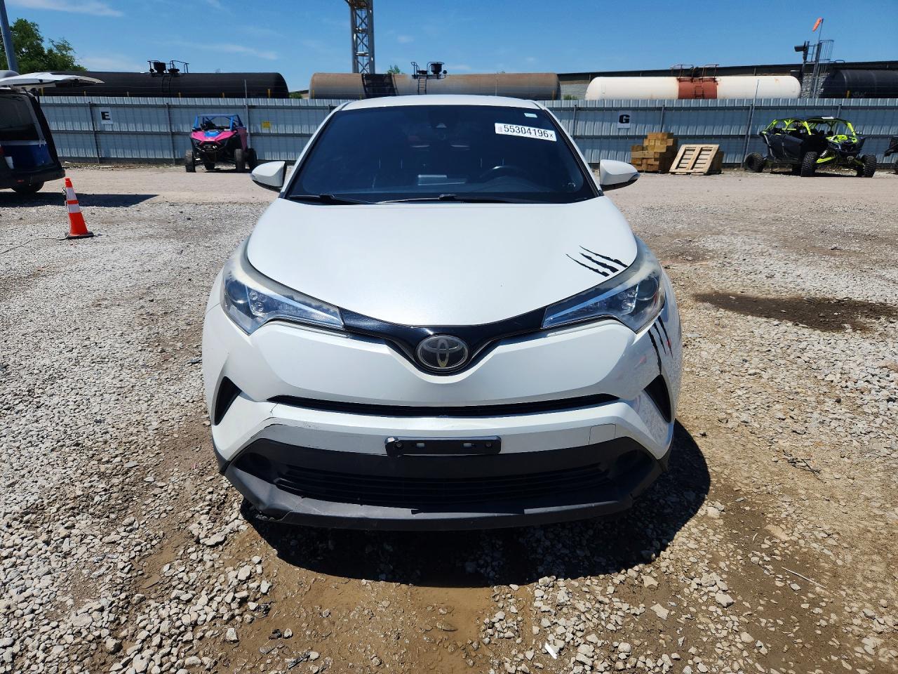 2018 Toyota C-hr Xle White vin: NMTKHMBX6JR027073
