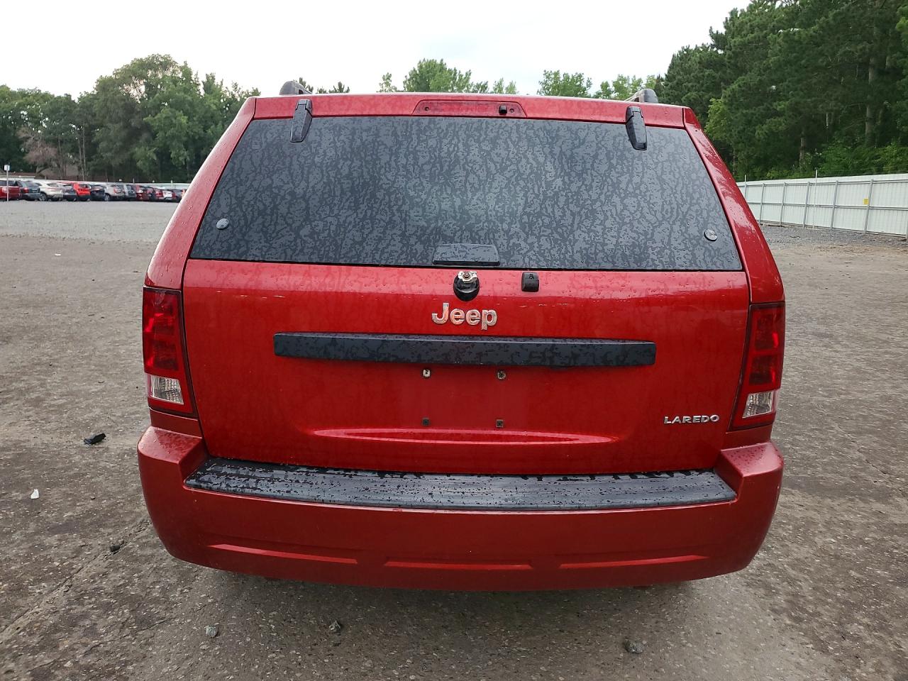 2005 Jeep Grand Cherokee Laredo Red vin: 1J4GS48K15C724477
