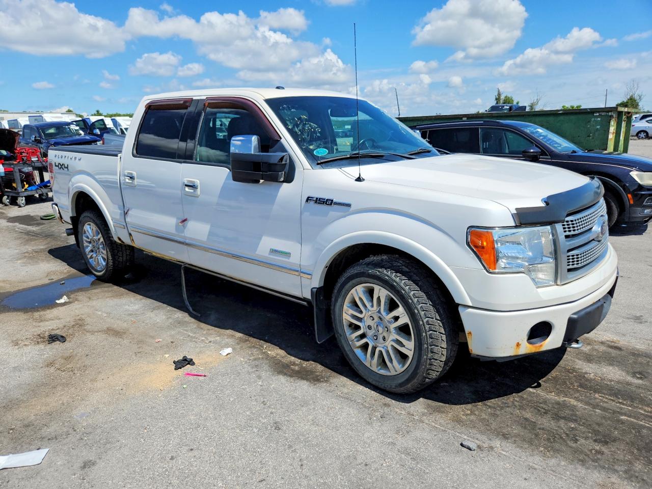 2012 Ford F150 Supercrew White vin: 1FTFW1ET8CFB16839
